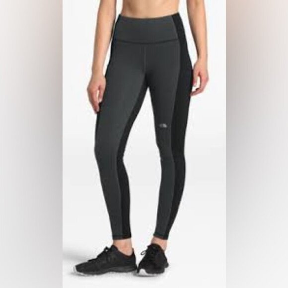 The North Face fleece lined warm leggings Sz M - Picture 1 of 13